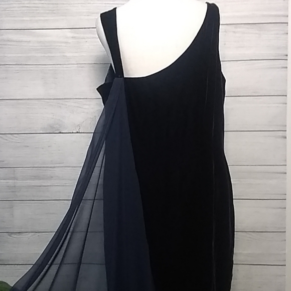 Velor Dress faux Velour Dress size 18 - Picture 3 of 8